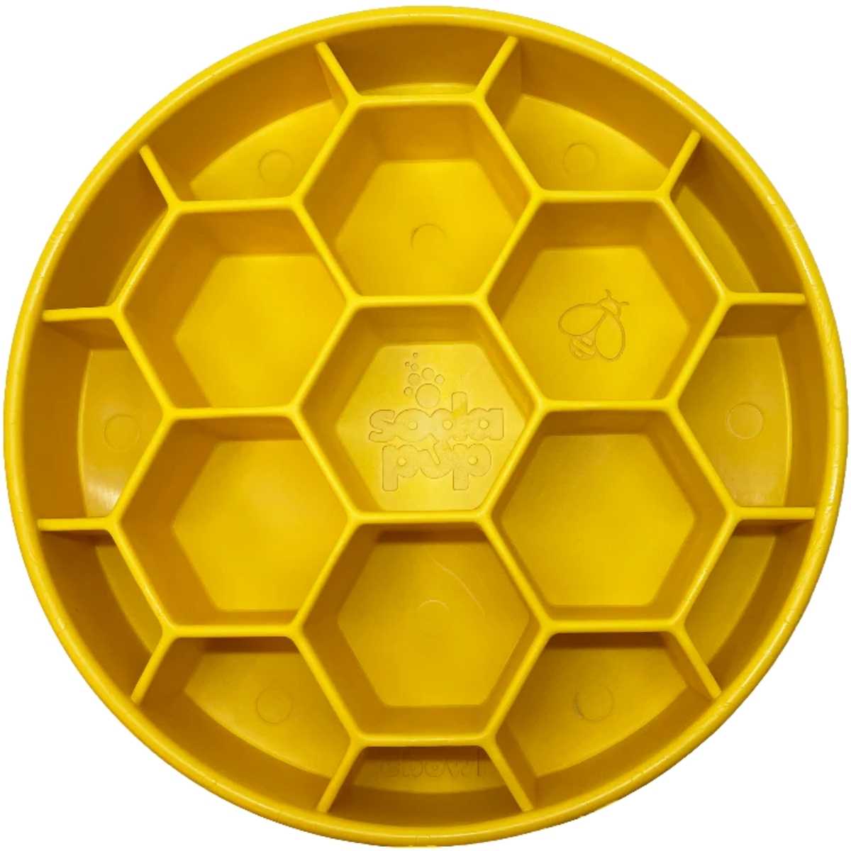 Soda Pup Nylon Enrichment SP Honeycomb Ebowl-Yellow
