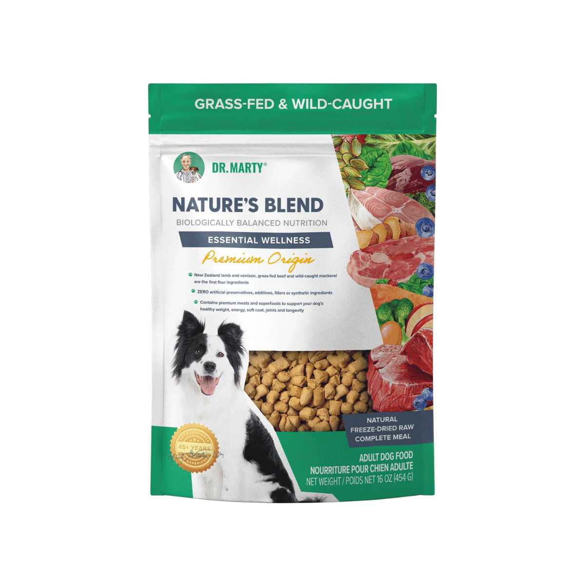 Dr. Marty's Dr Marty Freeze Dried Nature S Blend Premium Origin Grass Fed Wild Caught