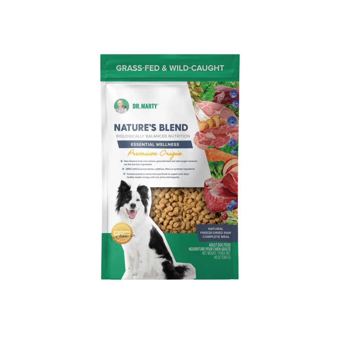 Dr. Marty's Dr Marty Freeze Dried Nature S Blend Premium Origin Grass Fed Wild Caught