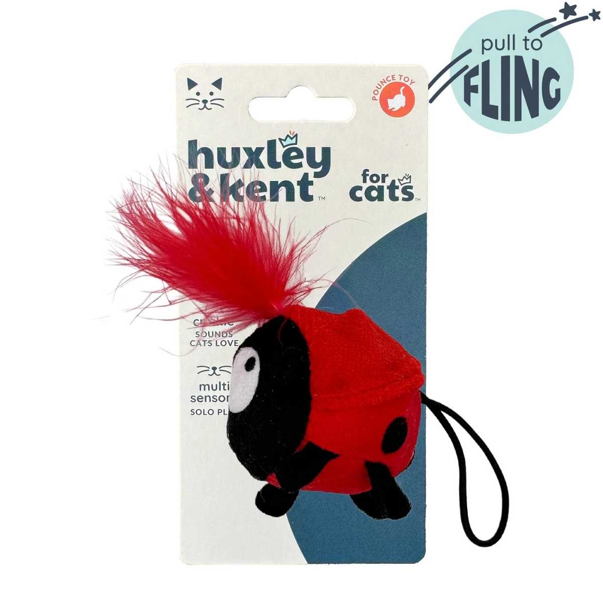 Huxley & Kent  Cat Flinger Ladybug