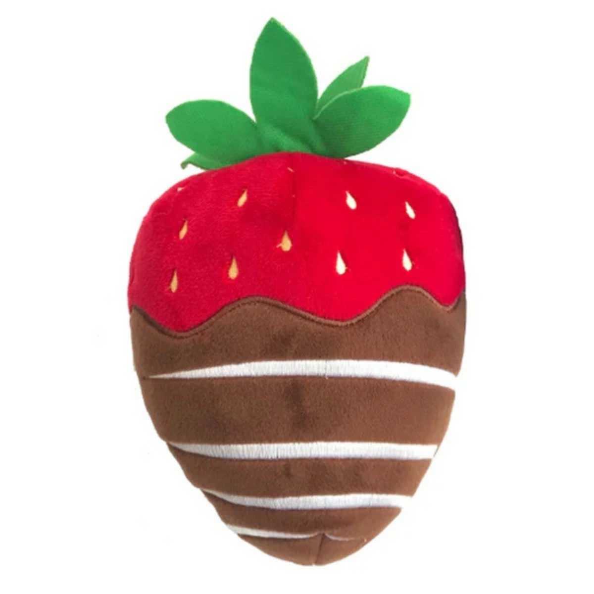 Huxley & Kent  Dog Power Plush Chocolate Strawberry-LG