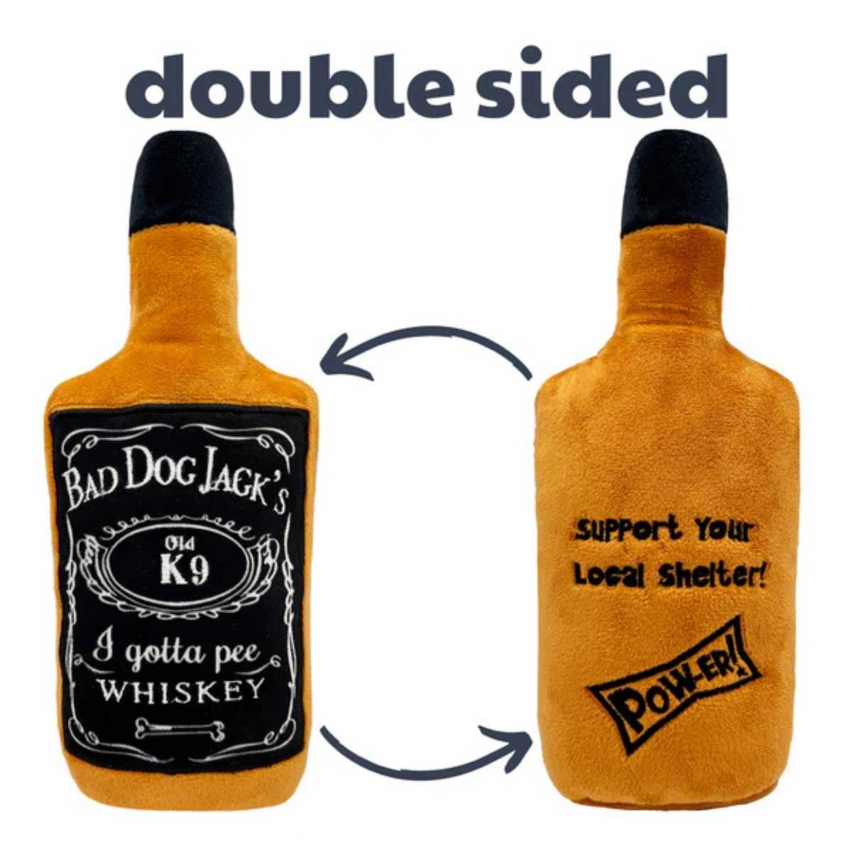 Huxley & Kent Dog Power Plush Bad Dog Jack S Whiskey