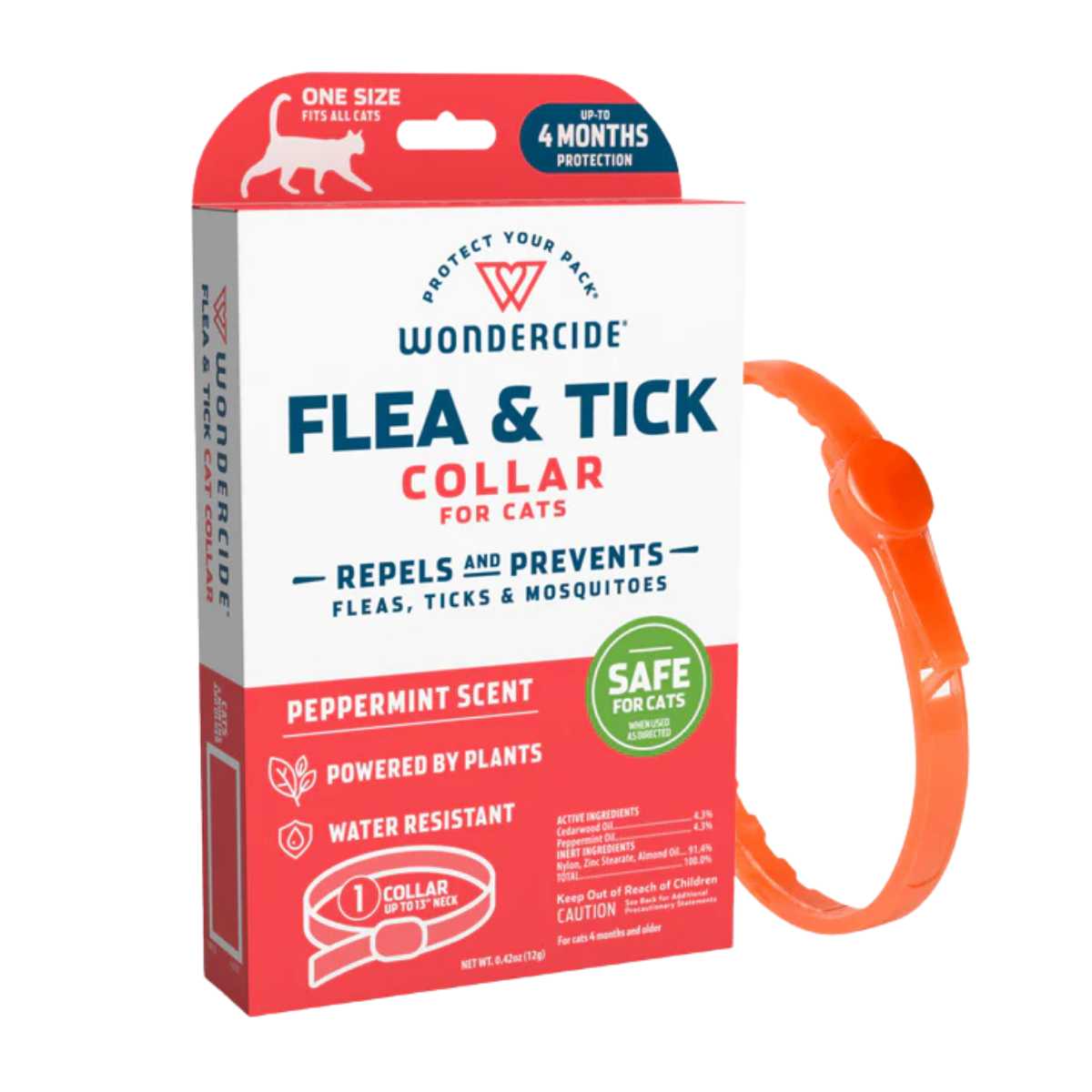 Wondercide Flea & Tick Collar for Cats-Peppermint