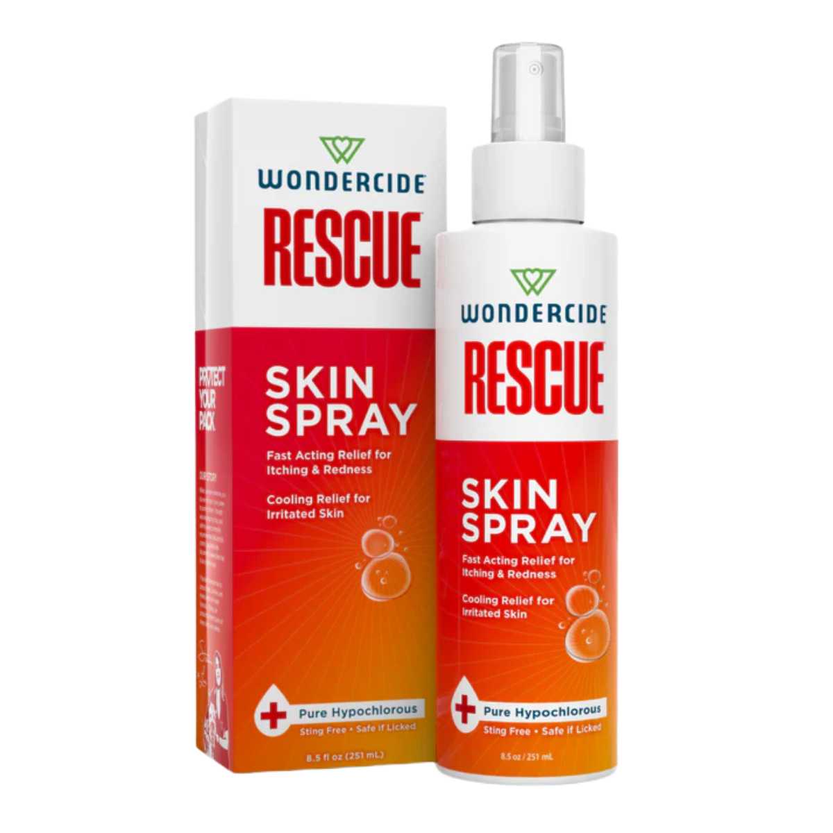 Wondercide Rescue Skin Spray- 8.5 oz Bottle