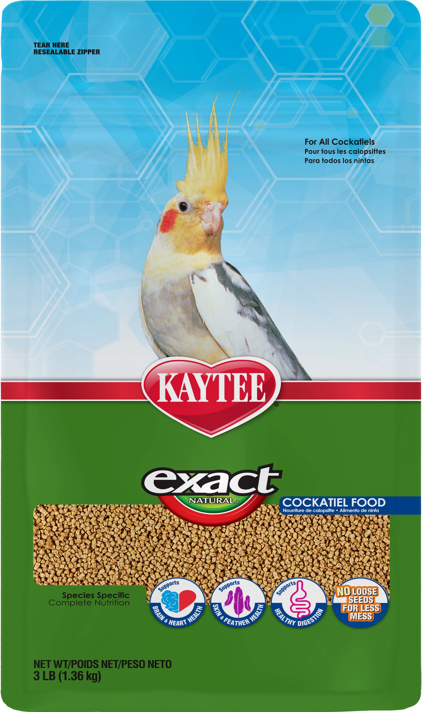 Exact Rainbow Cockatiel Food