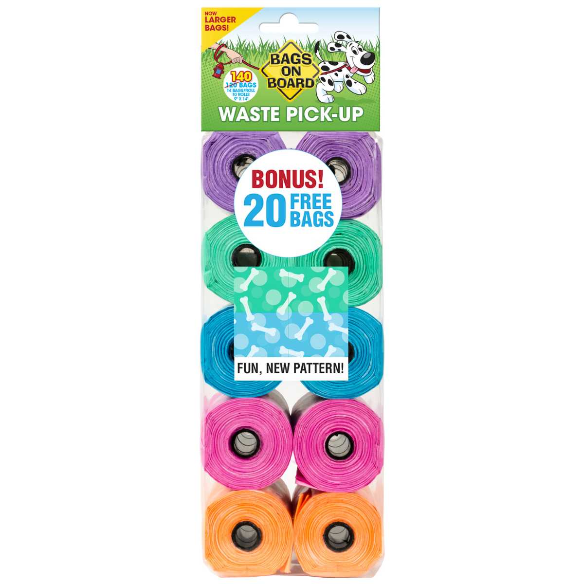 Bags On Board Fun Designs Pick-Up Bags (140 count)