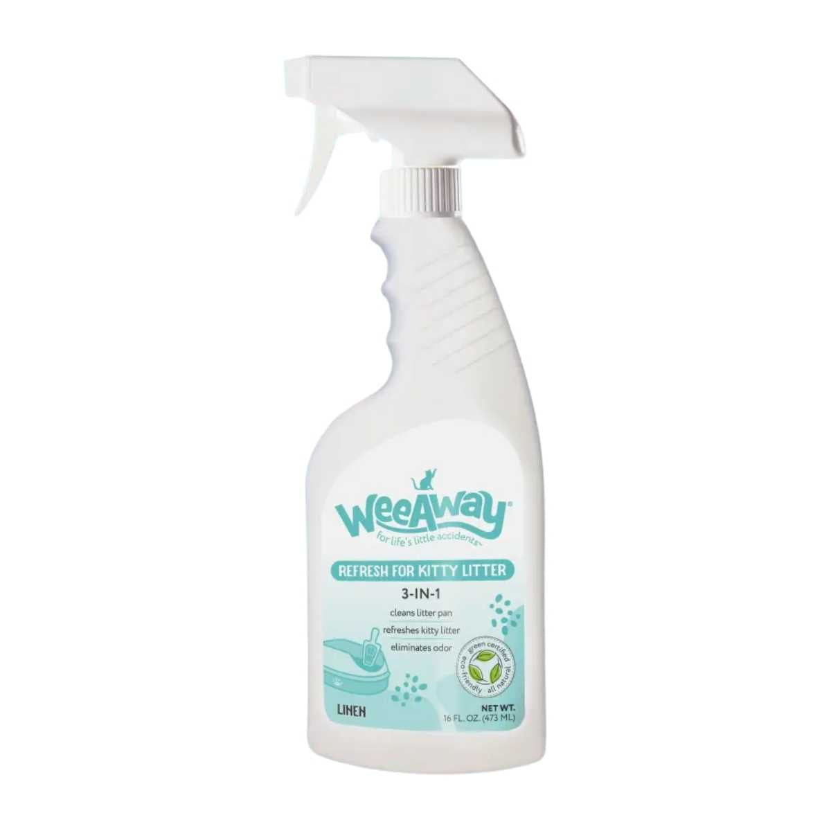 Wee Away Refresh Kitty Litter Rejuvenator-16 oz Bottle