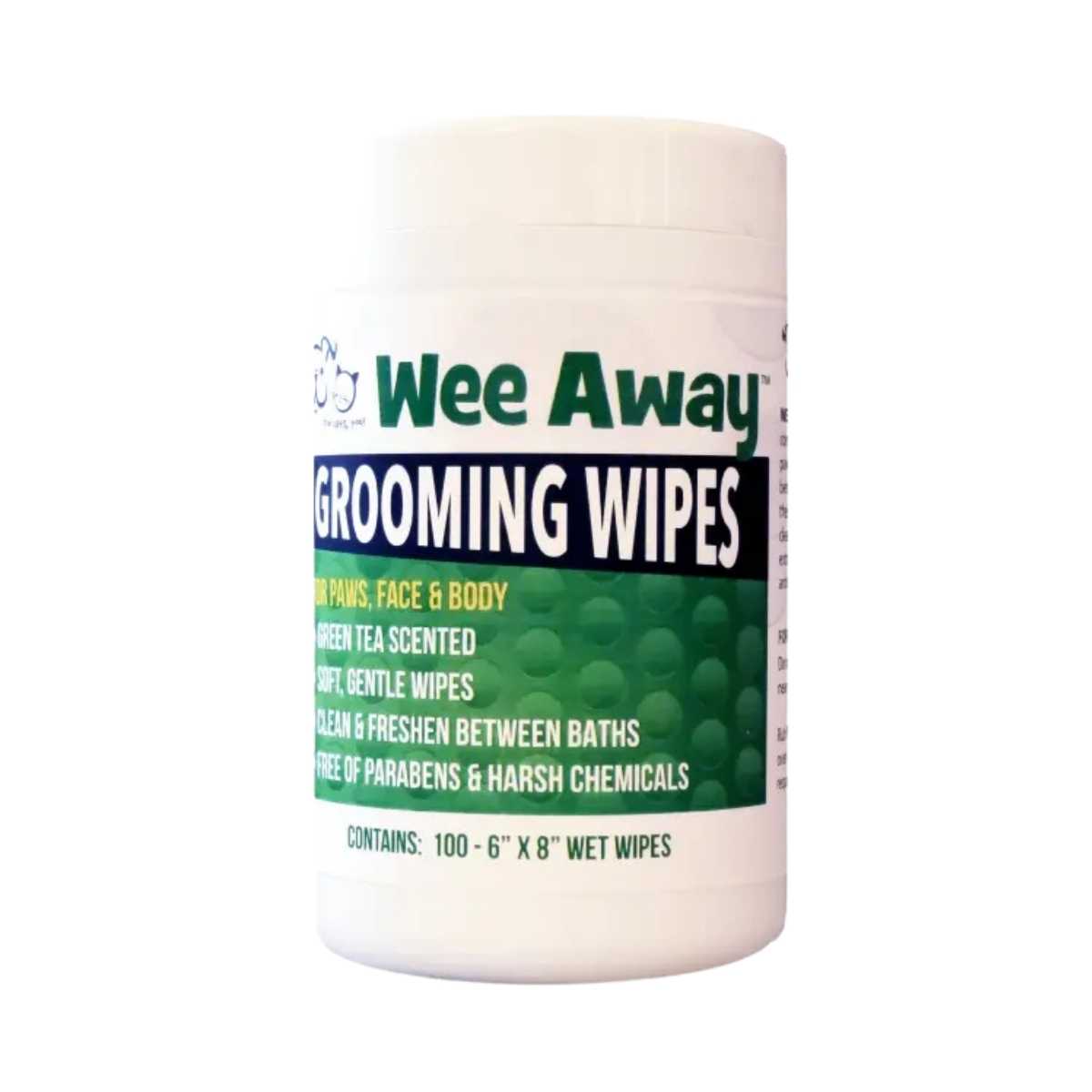 Wee Away Wee Away Grooming Wipes Green Tea