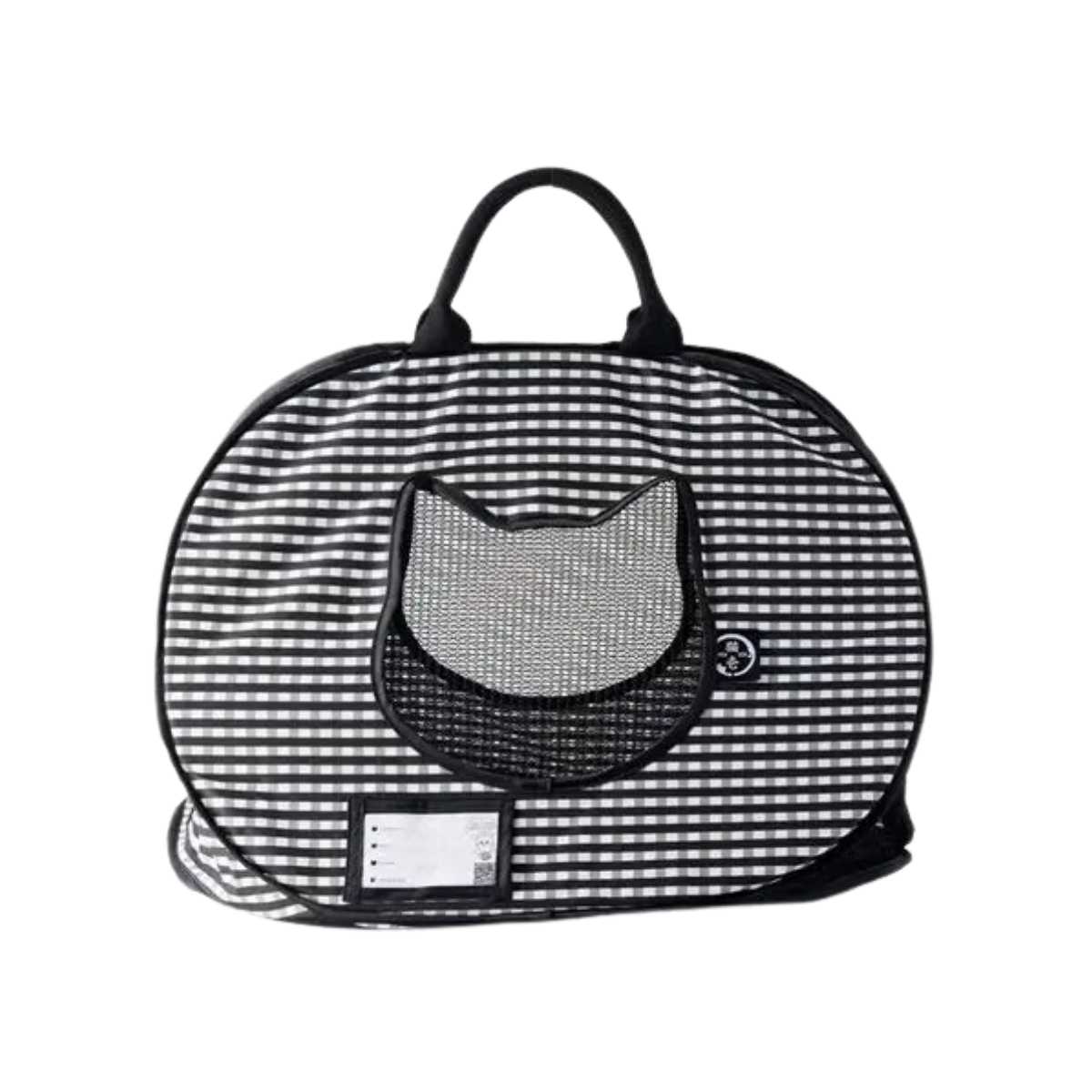 Necoichi Ultralite Pop-up Cat Carrier (Black)