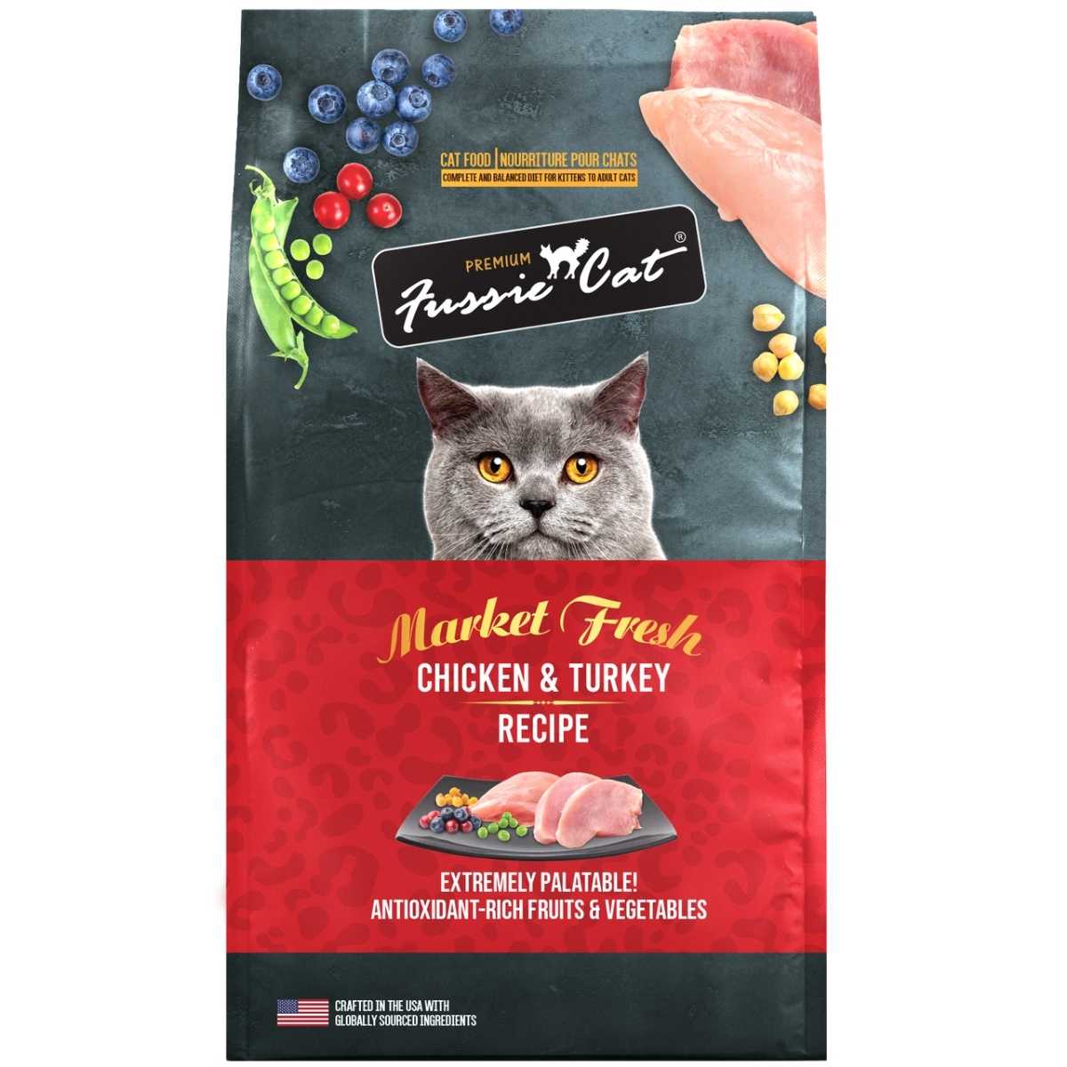 Fussie Cat Market Fresh Chicken & Turkey Formula-3.5 lb (6/BL) (Replacing 83101)