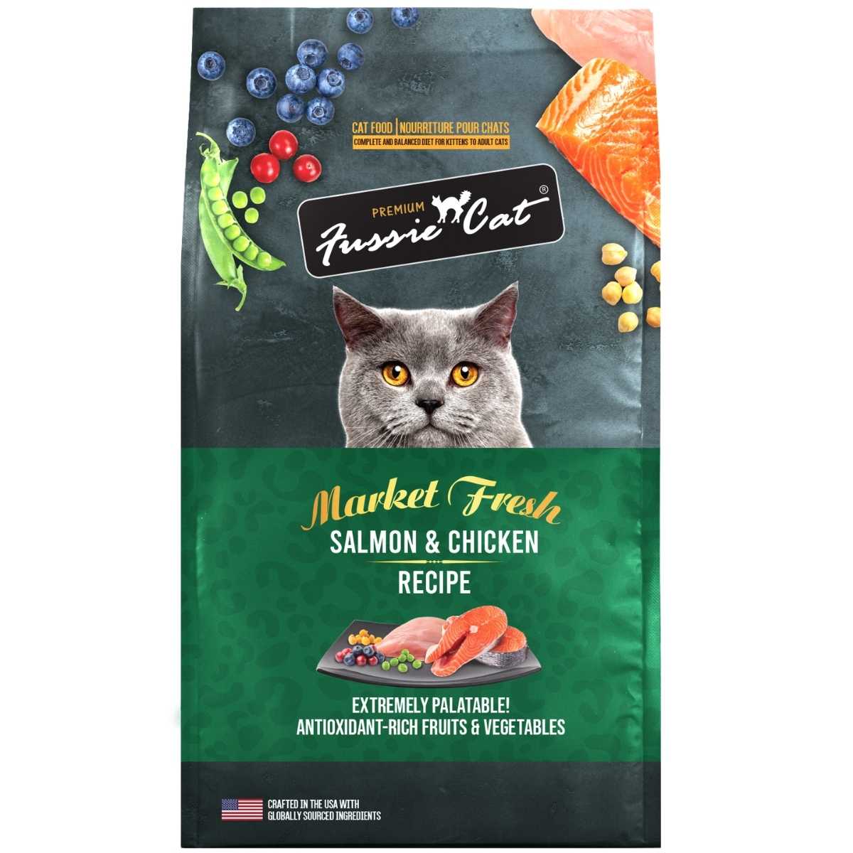 Fussie Cat Market Fresh Salmon & Chicken Formula-10 lb Bag (Replacing 83105)