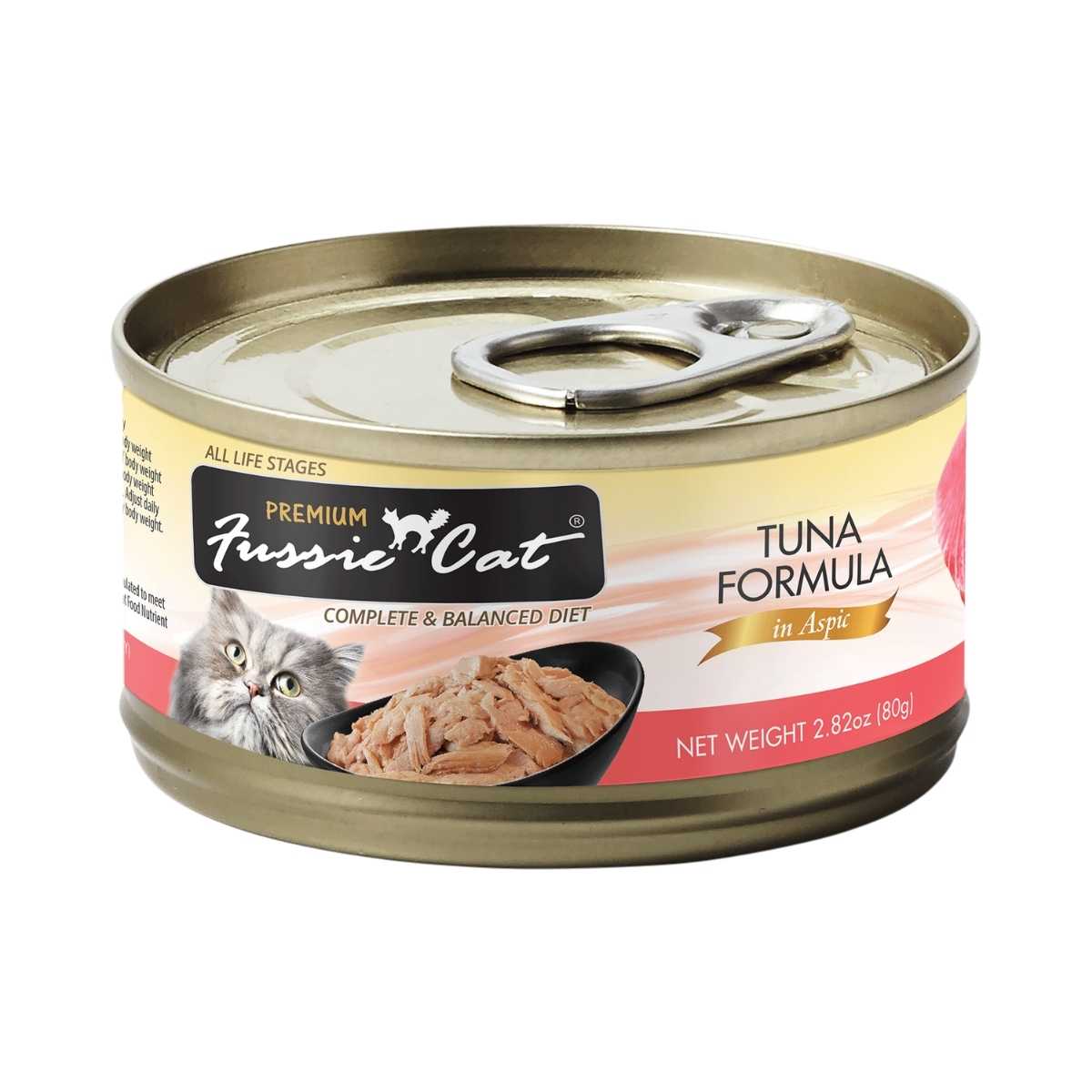 Fussie Cat Premium Tuna Formula in Aspic-24/2.82 oz Cans