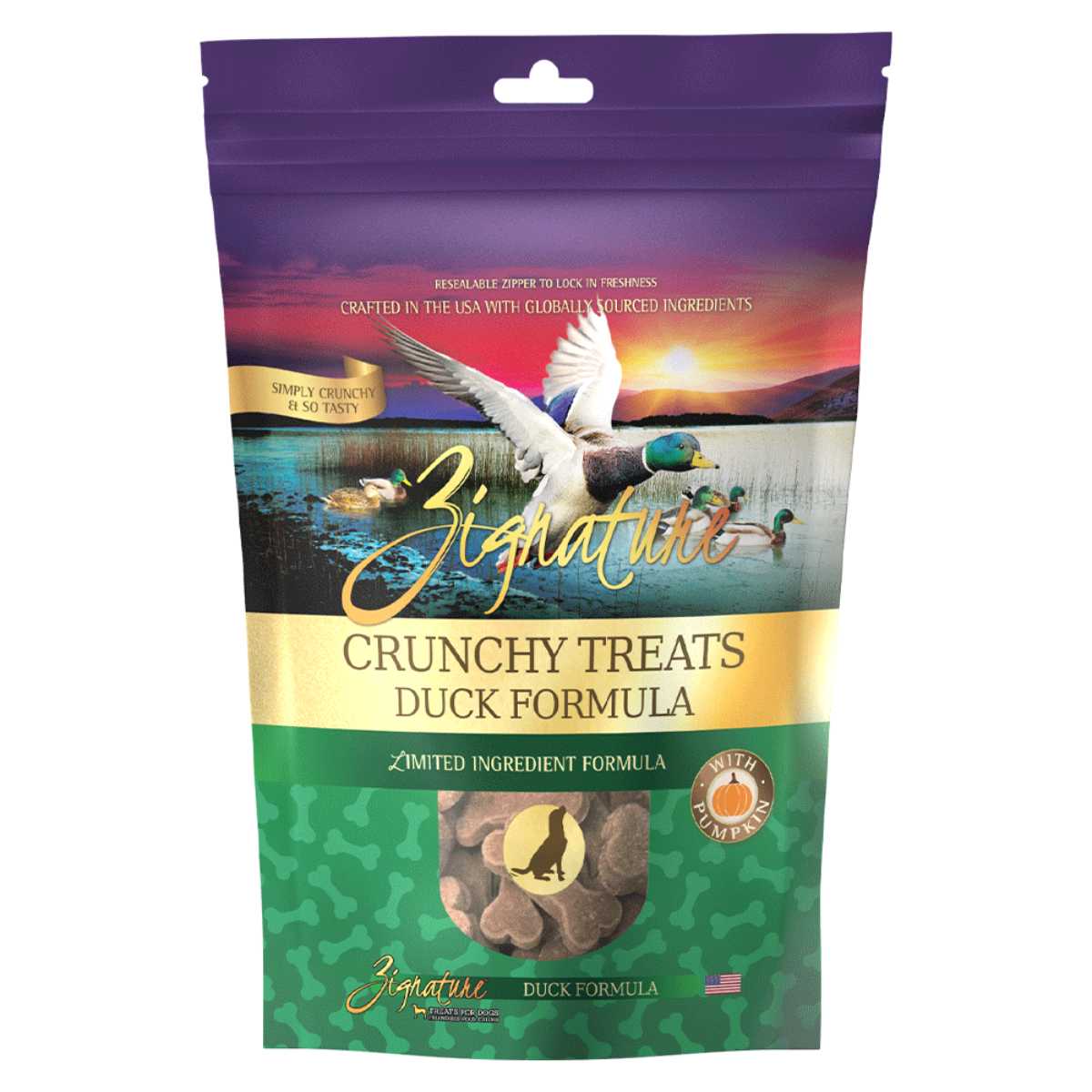 Zignature Dog Crunchy Treats Formula Biscuit