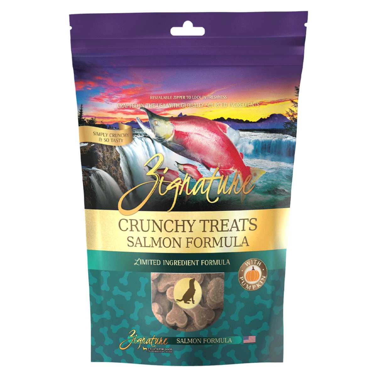 Zignature Dog Crunchy Treats Formula Biscuit
