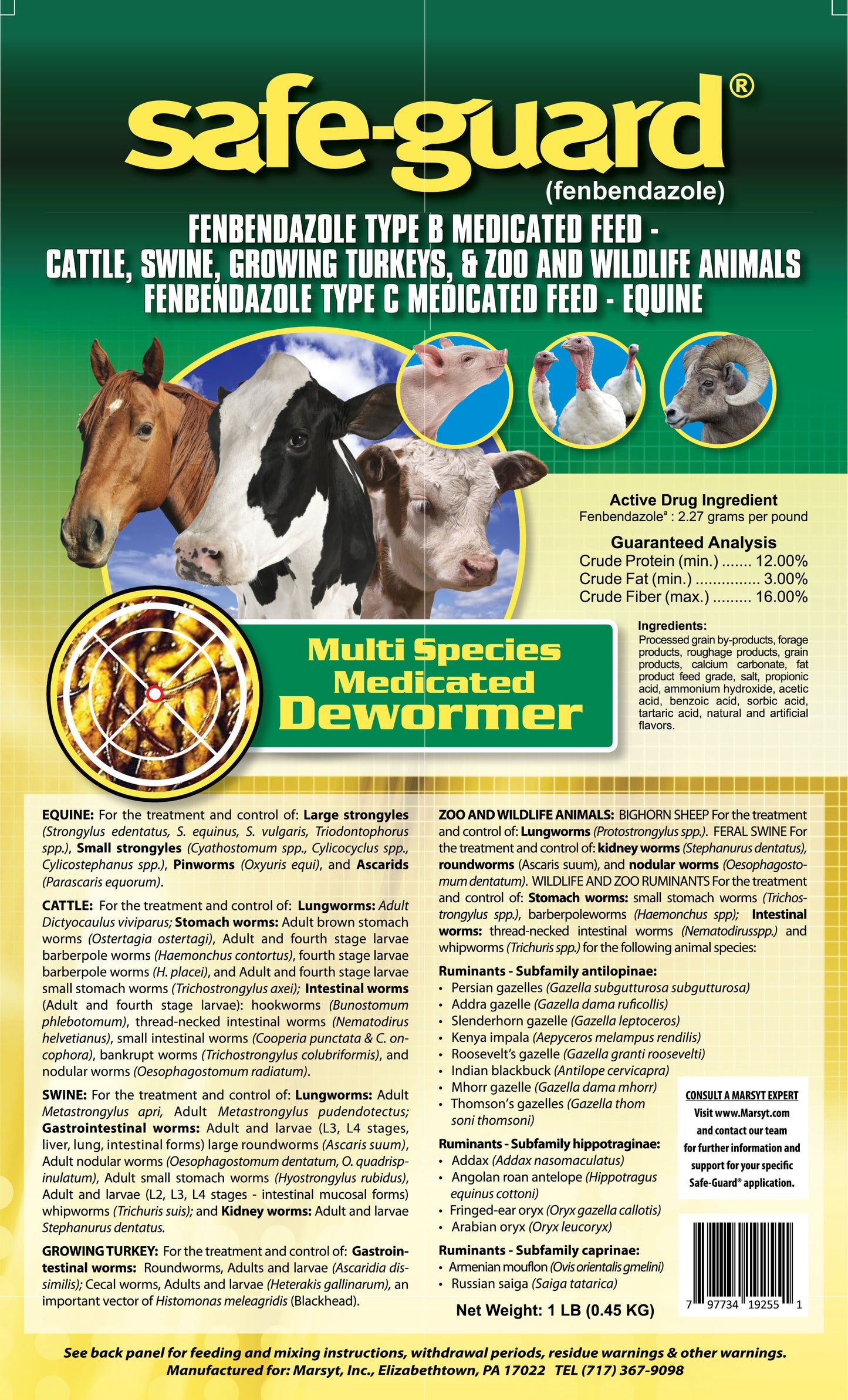 Safe-Guard 0.5% Multi-Species Dewormer