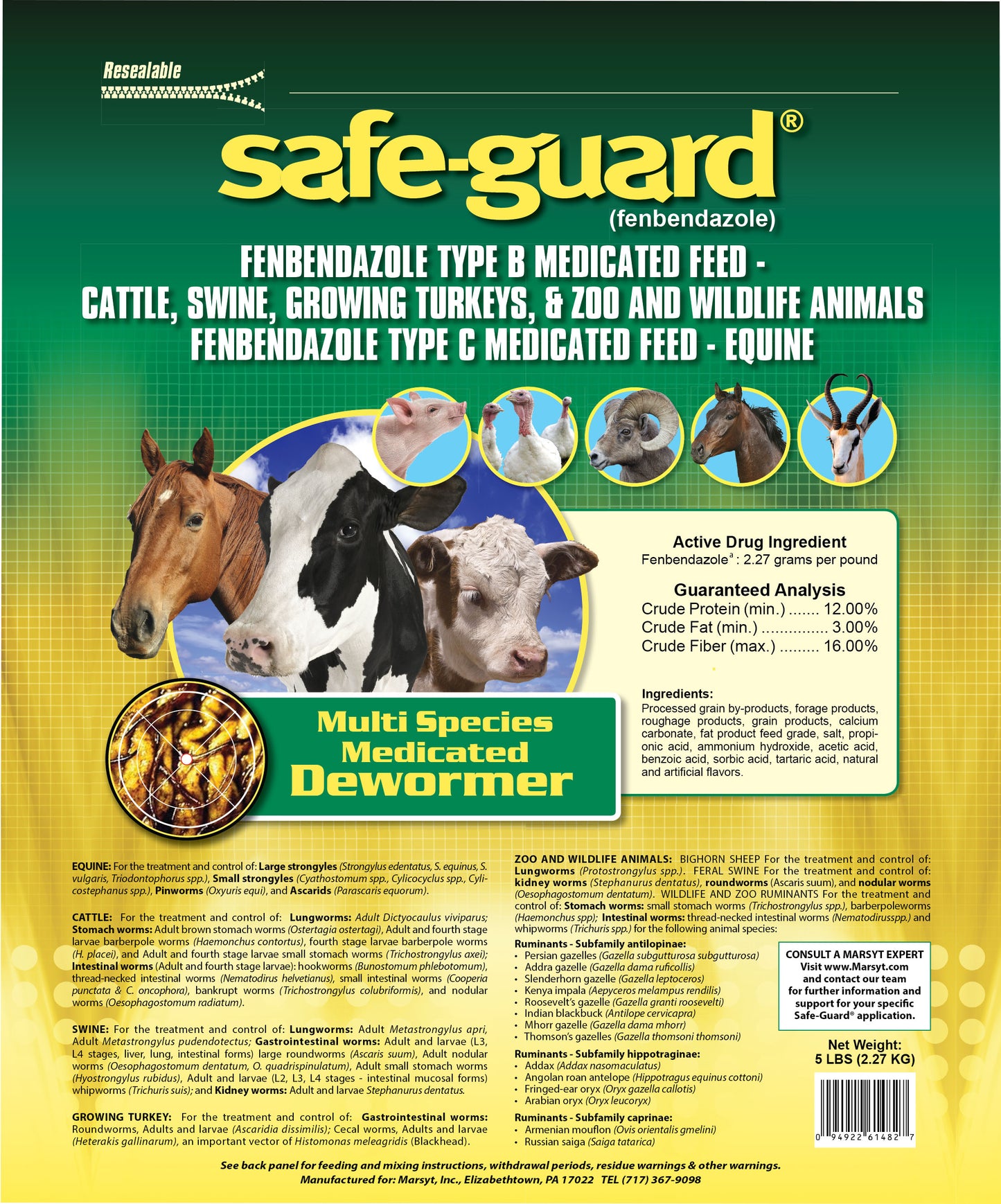 Safe-Guard 0.5% Multi-Species Dewormer