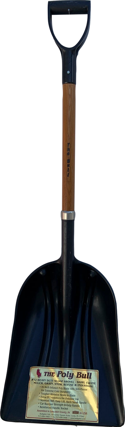 Poly Bull #12 Grain Snow Scoop W/Collar
