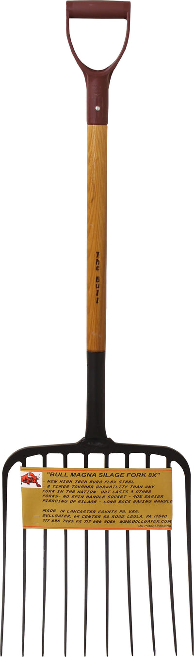 Bull Magna 10 Tine Silage Fork Long Handle