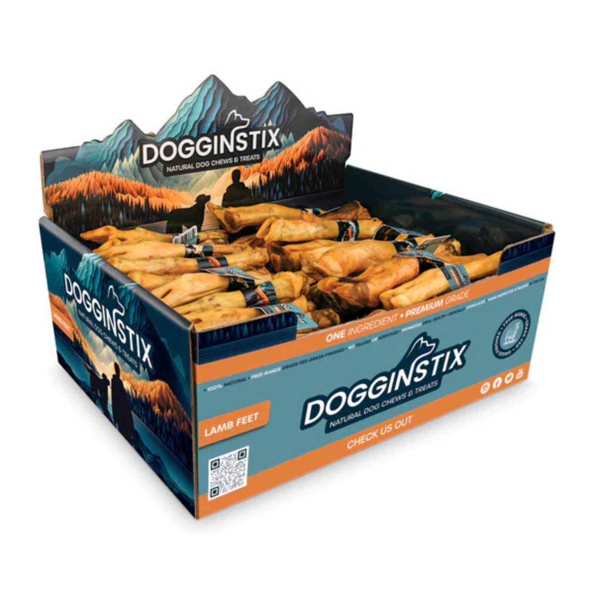 Dogginstix Lamb Feet-40ct