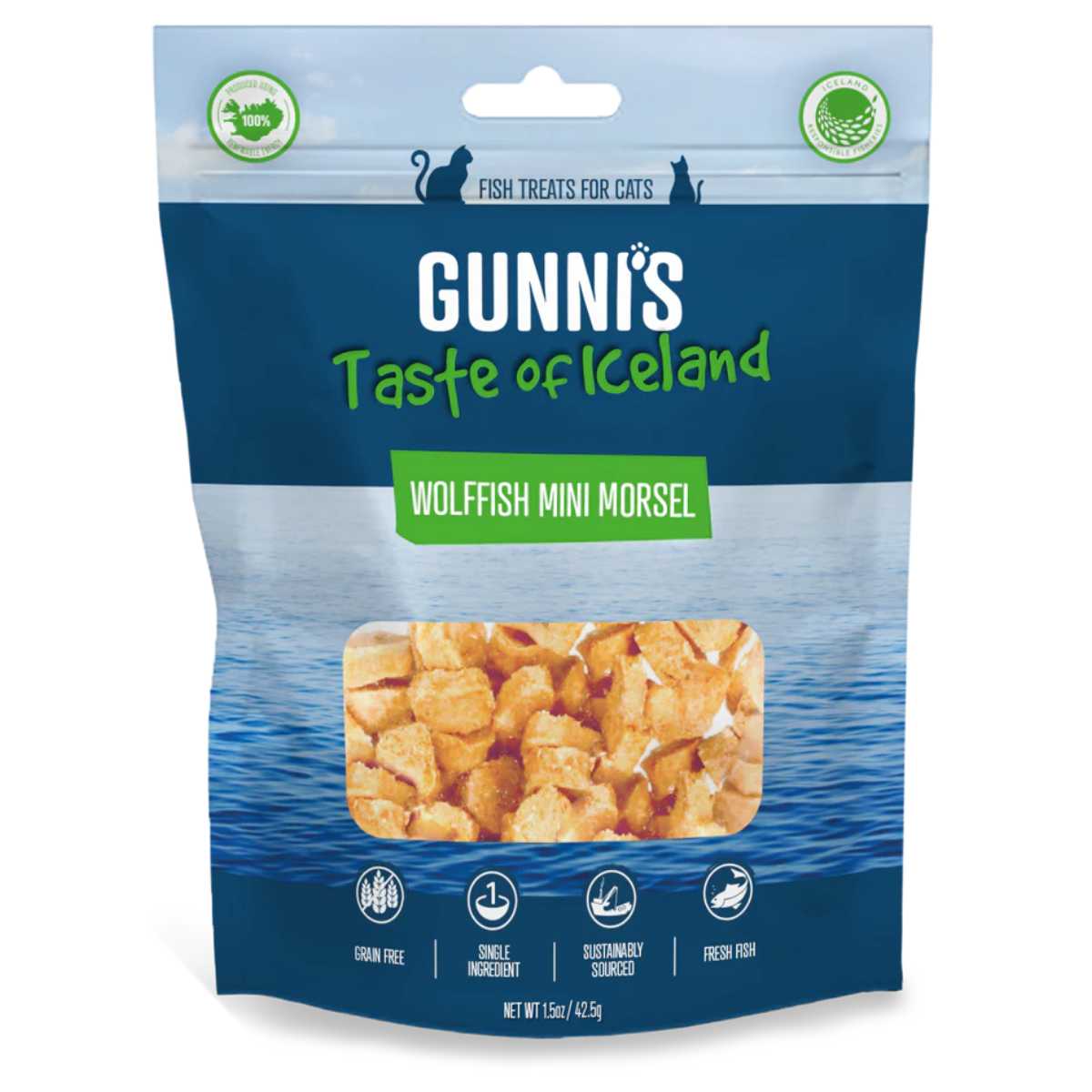 Gunni's Wolffish Mini Morsel Cat-1.5 oz Bag