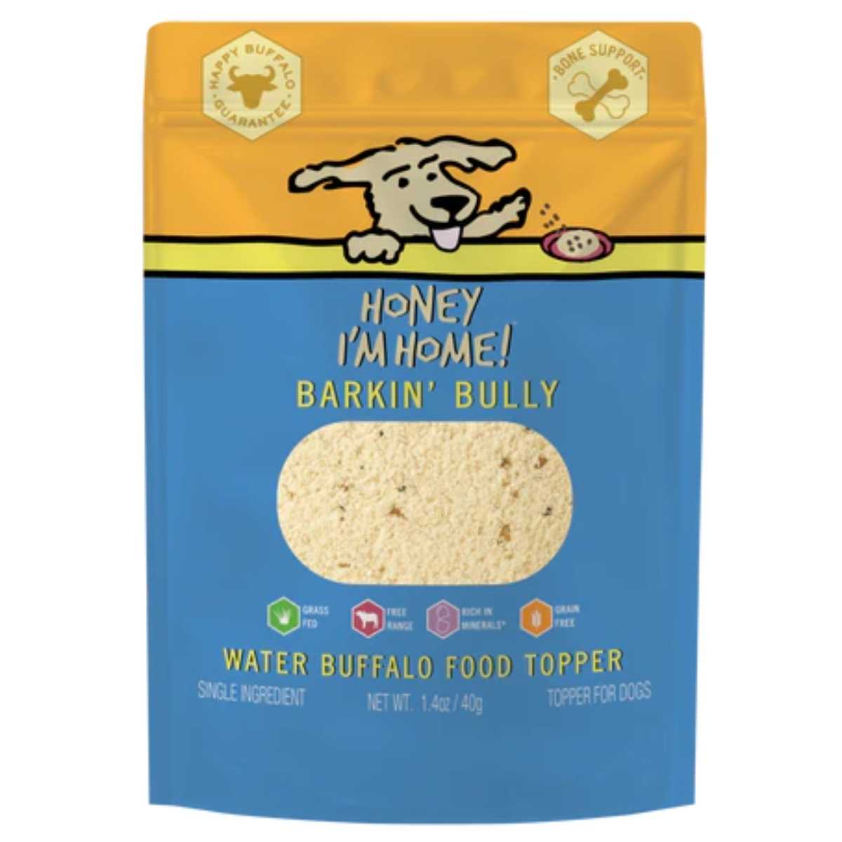 Honey I'm Home Barkin' Bully Food Topper-1.41 oz