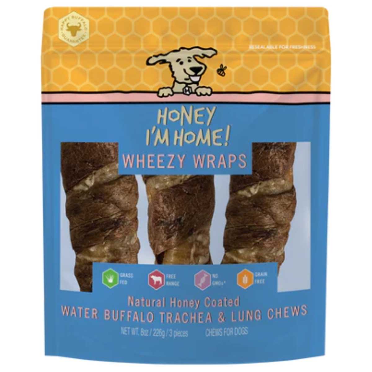 Honey I'm Home Natural Coated Wheezy Wraps Trachea Wrapped In Lung