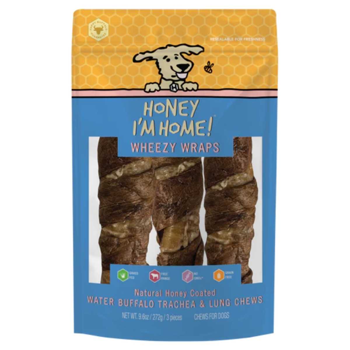 Honey I'm Home Natural Coated Wheezy Wraps Trachea Wrapped In Lung