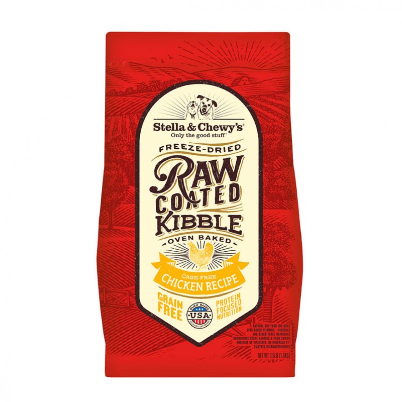 Stella & Chewy'S Raw Coated Chicken 3.5Lb Dry Dog Food