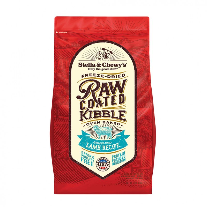 Stella & Chewy's Raw Coated Kibble Chicken Recipe Grain-Free Dry Dog Food, 3.5-lb