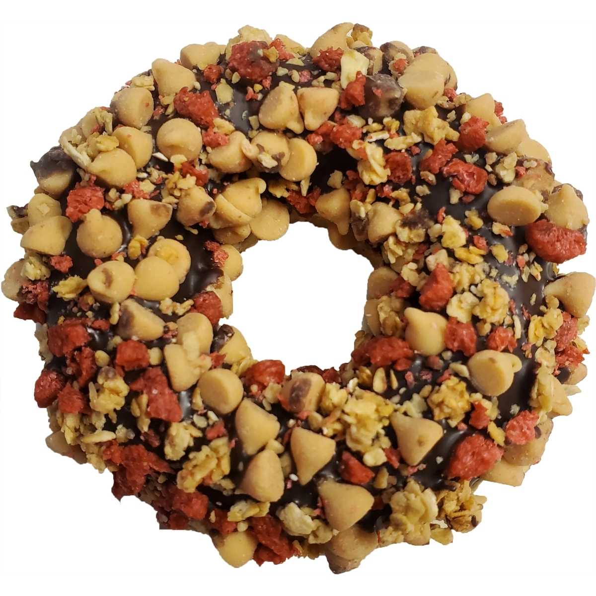 K9 Granola Gourmet Donut - Carob PB n' Bacon Crunch-6 pk