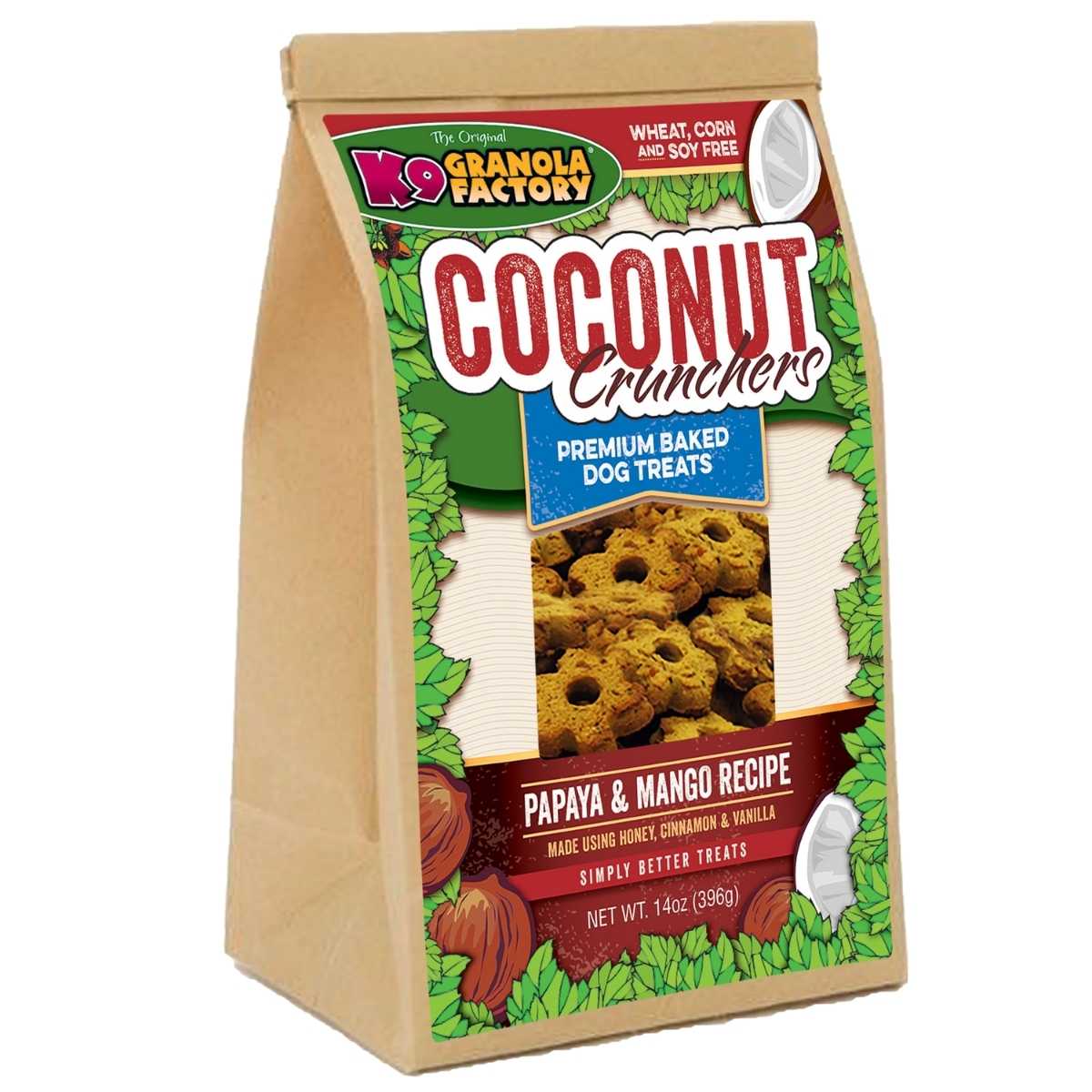K9 Granola Coconut Crunchers Papaya & Mango 14oz