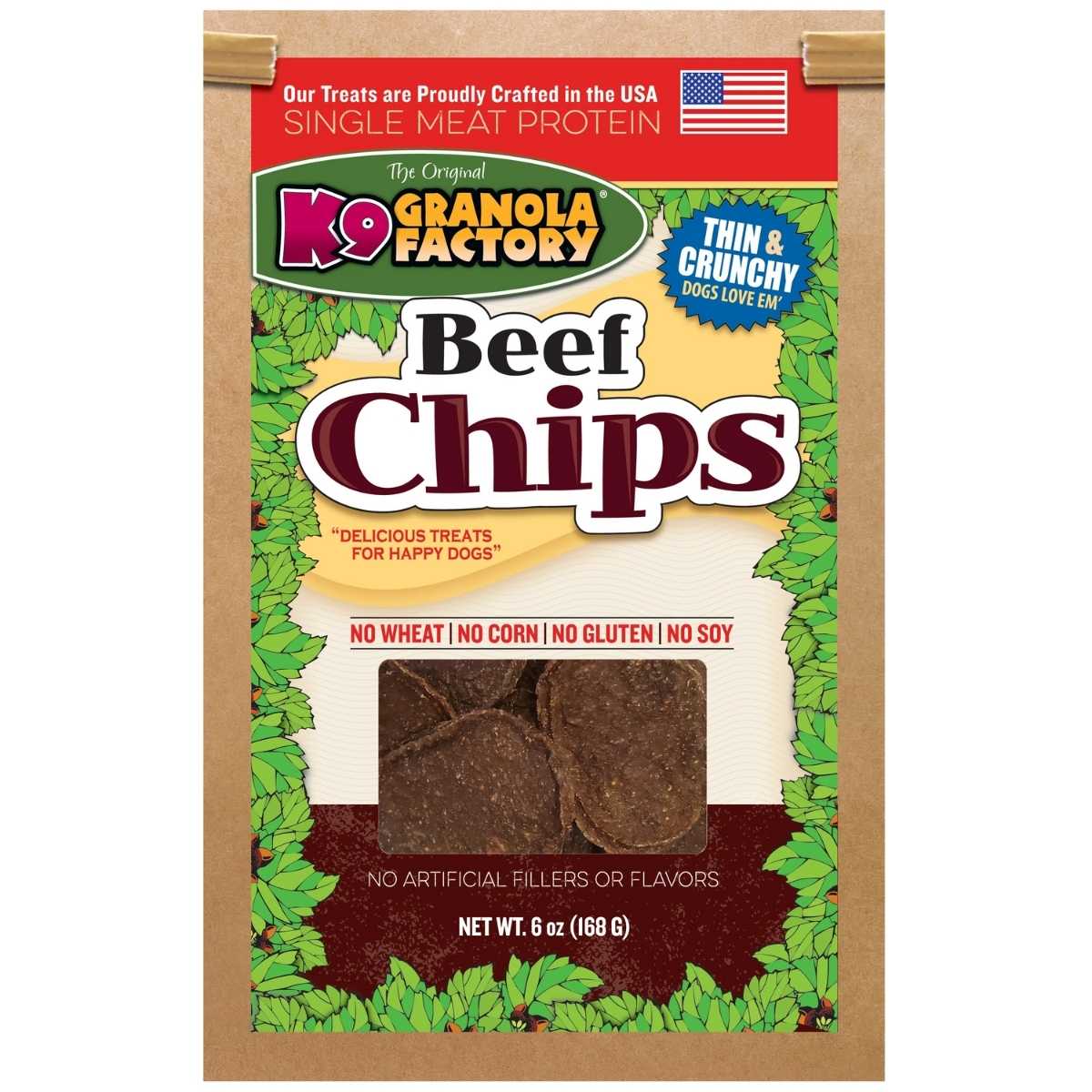 K9 Granola BEEF Chips 6oz