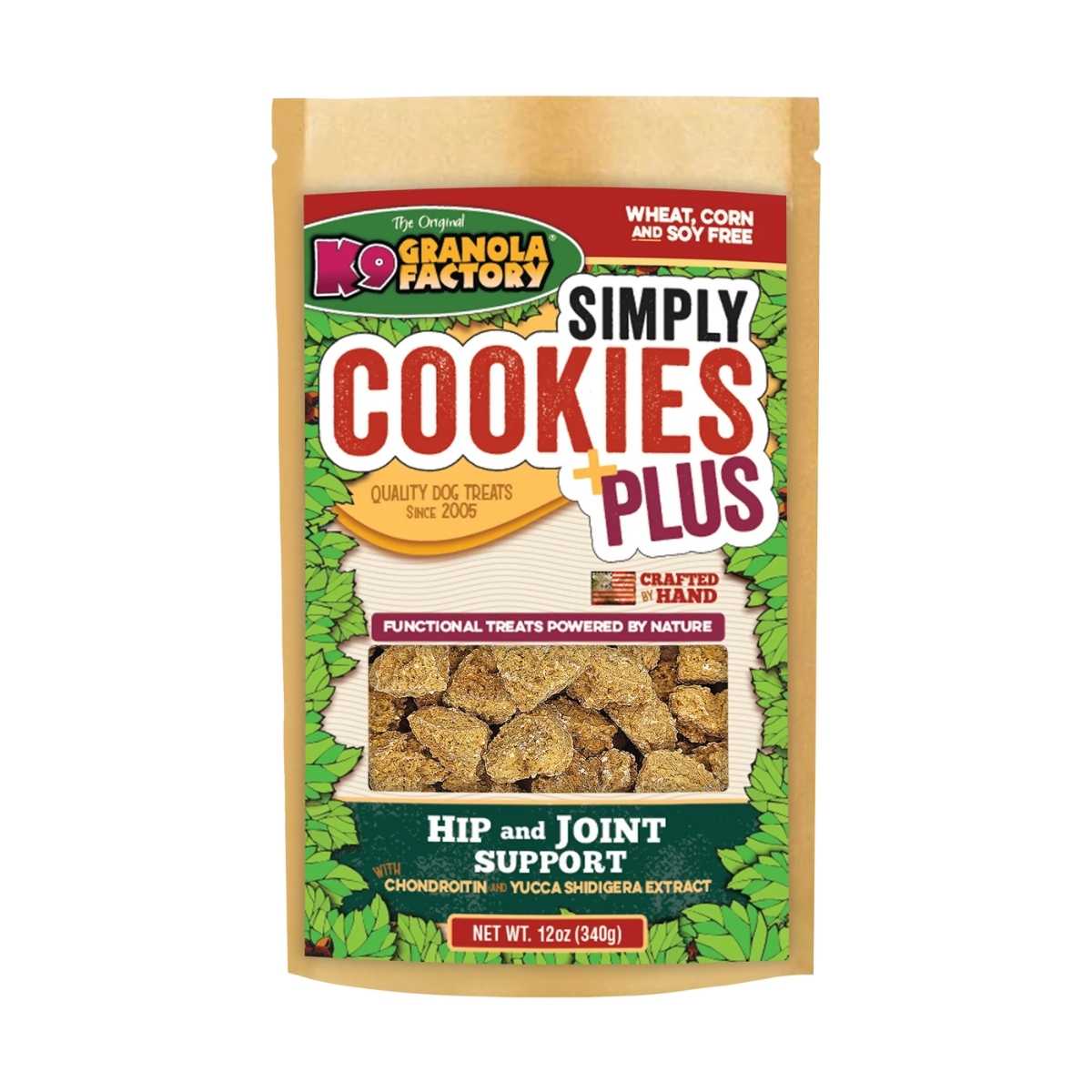 K9 Granola Simply Cookies Functional Hip & Joint-12 oz