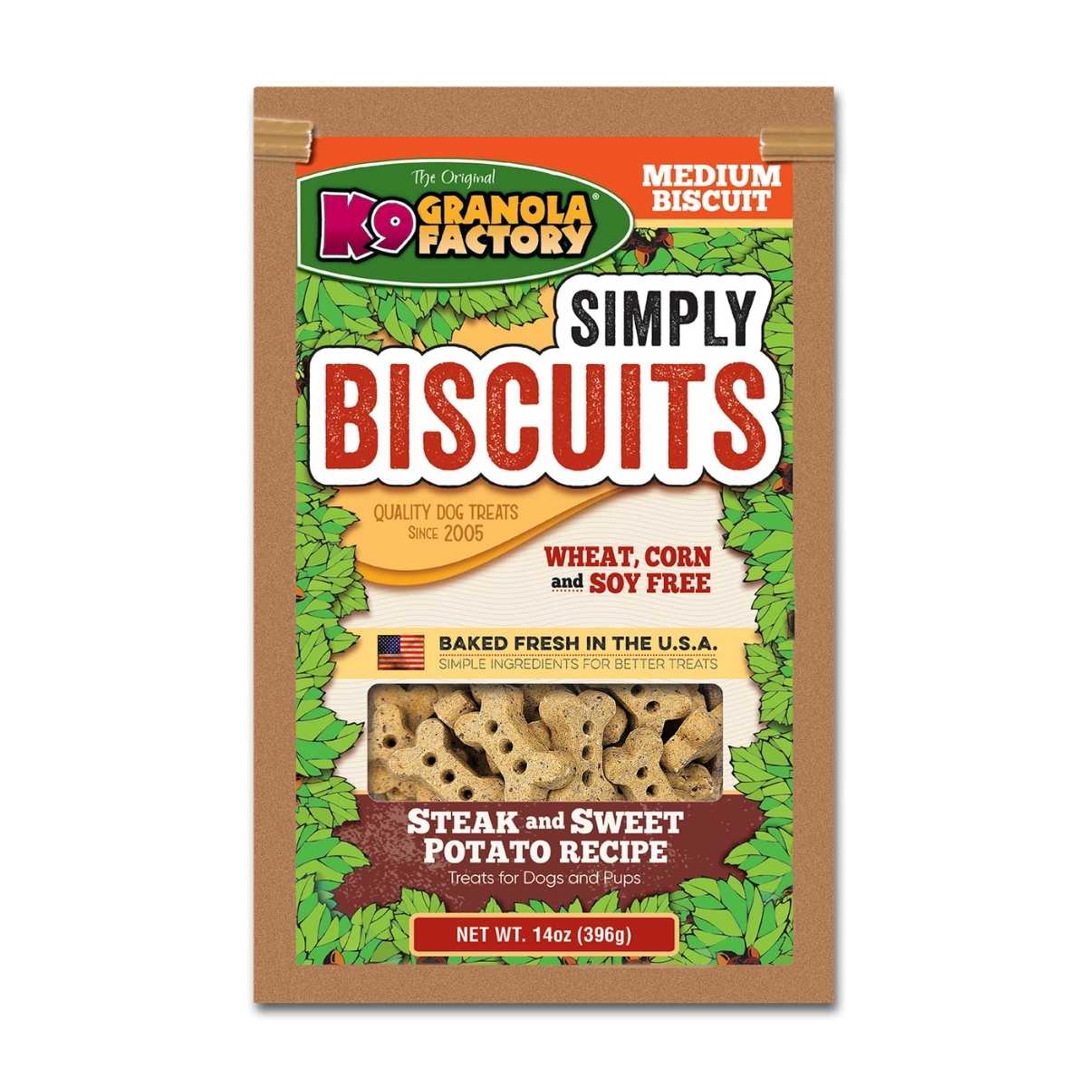 K9 Granola Simply Biscuits Steak Medium