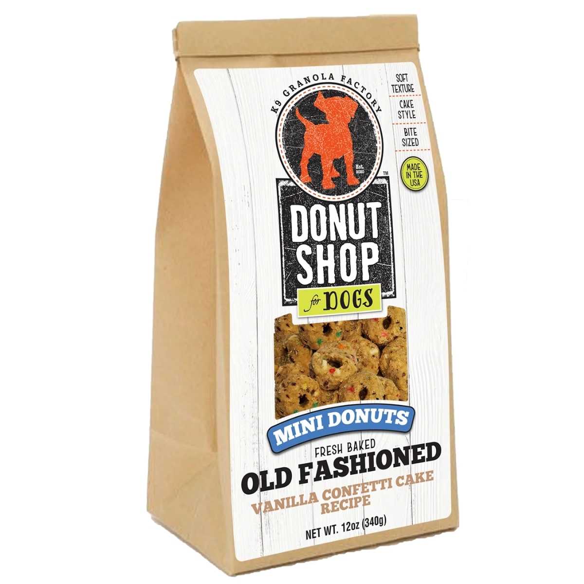 K9 Granola Mini Donuts, Vanilla Confetti Cake 12oz
