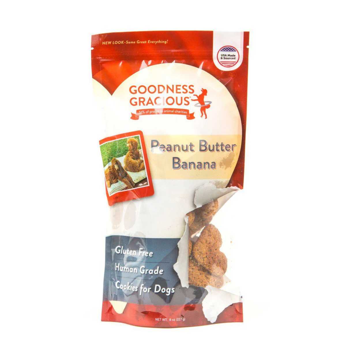 Goodness Gracious Gluten Free Peanut Butter Banana Cookies-8 oz Bag