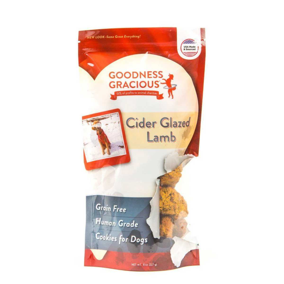 Goodness Gracious Gluten Free Cider Glazed Lamb Cookies-8 oz Bag