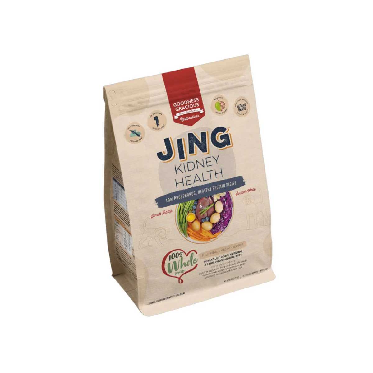 Goodness Gracious Gently Cooked Dog Restoratives Jing - Kidney Health-5# Bag