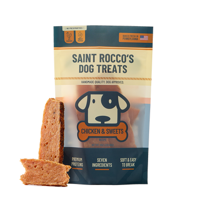 Saint Rocco's Treats Chicken & Sweets Soft Dog Treats