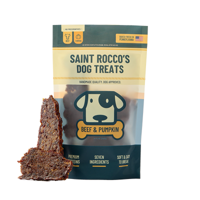 Saint Rocco's Treats Beef & Pumpkin Soft Dog Treats