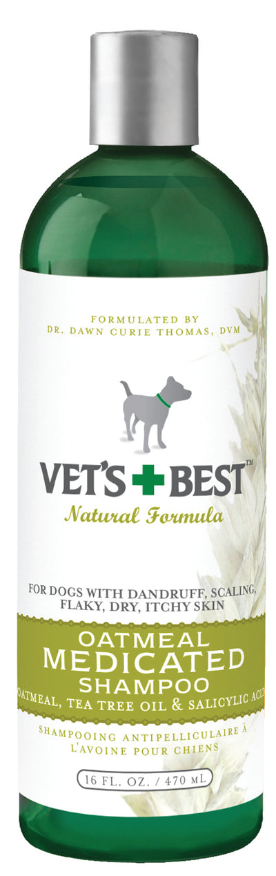 Vet'S Best Oatmeal Medicated Shampoo For Dogs
