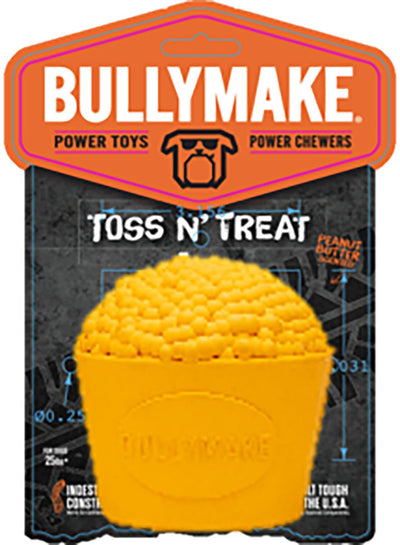 Bullymake Toss N' Treat Popcorn Rubber Toy