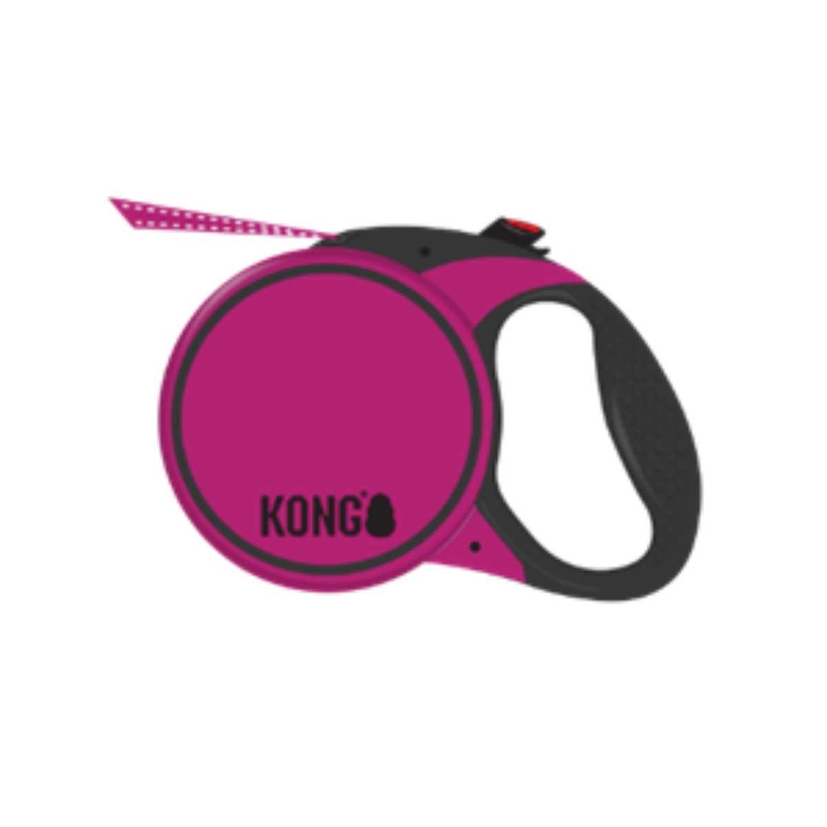 Alcott Kong Retractable Terrain Leashes Fuchsia