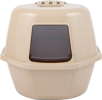 Van Ness Enclosed Corner Cat Litter Pan