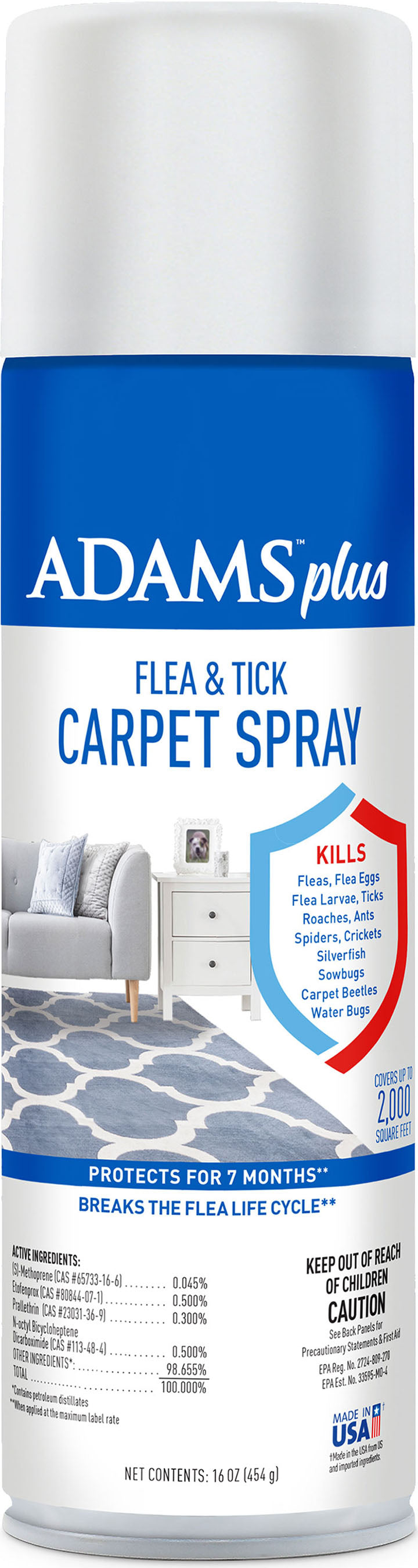 Adams Plus Flea & Tick Carpet Spray