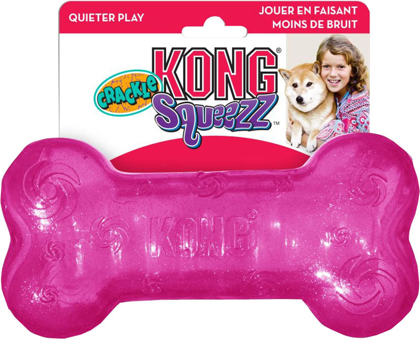 Kong Squeezz Crackle Bone