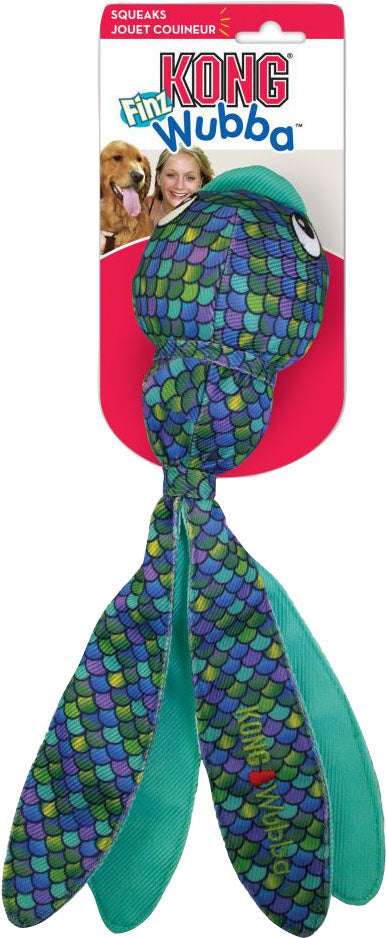 KONG Wubba Finz Blue Lg