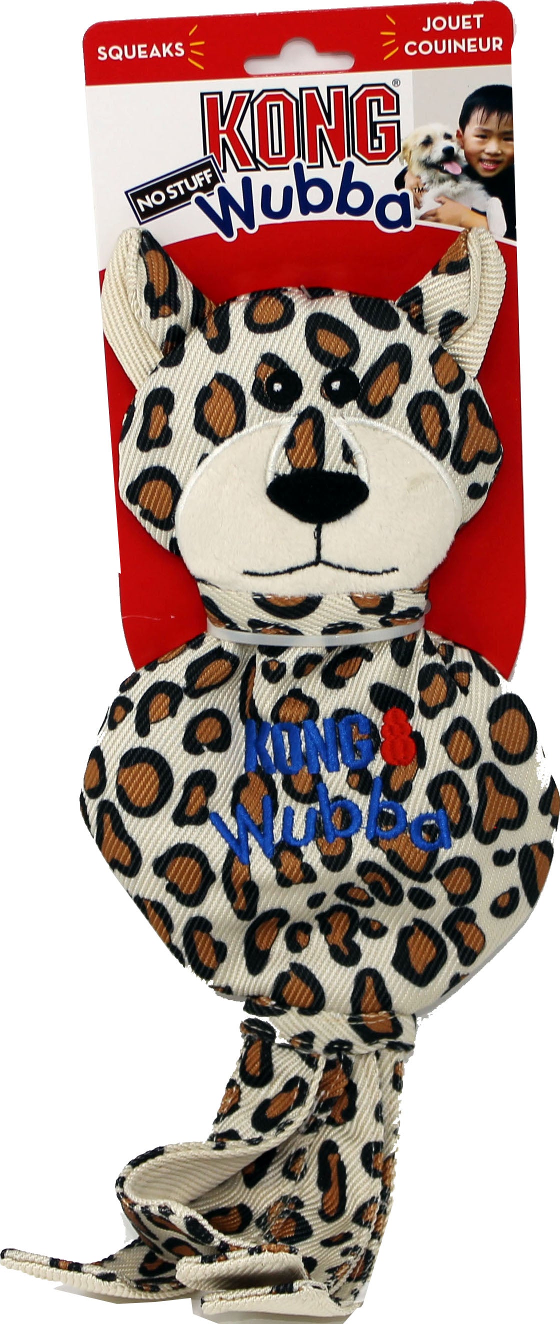 Kong Wubba No Stuff Cheetah