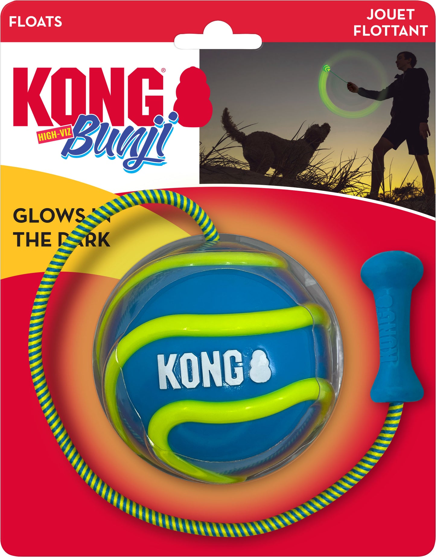 Kong Bunji High-Viz Ball Assorted