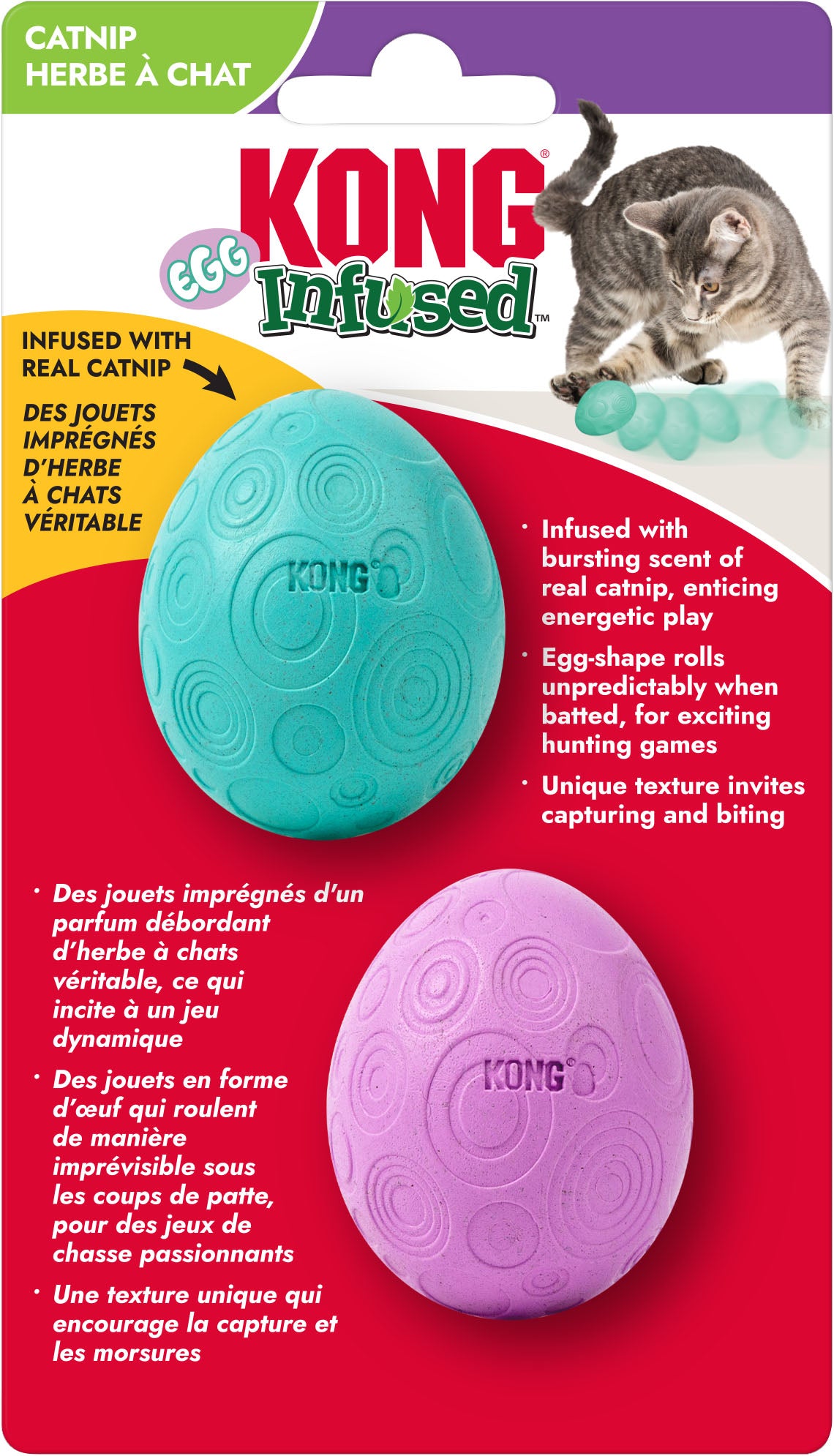 Kong Infused Egg W/Catnip – Perk Valley Pet